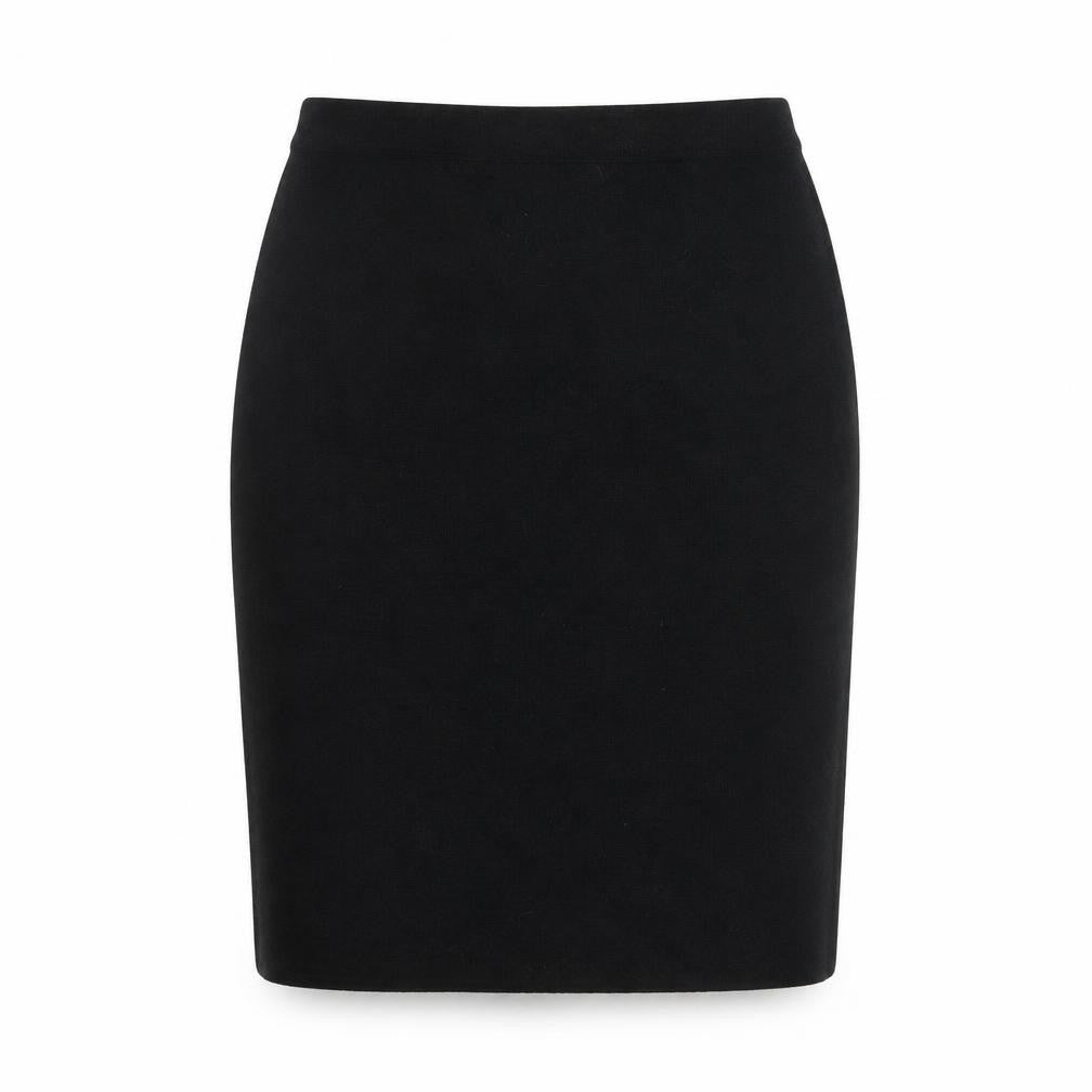 Country Casuals Women's Black Wool Pencil Skirt Lined L