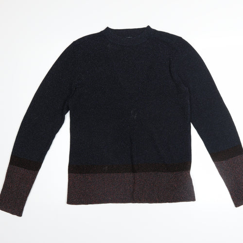 Next Women’s Multicoloured Crew Neck Pullover Jumper Size 14