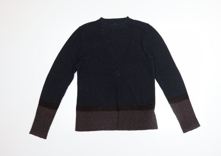 Next Women’s Multicoloured Crew Neck Pullover Jumper Size 14