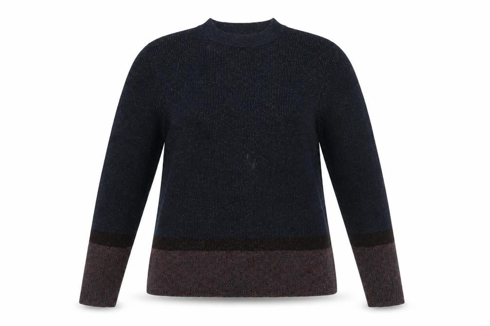 Front view of Next Women’s Multicoloured Crew Neck jumper, size UK 14