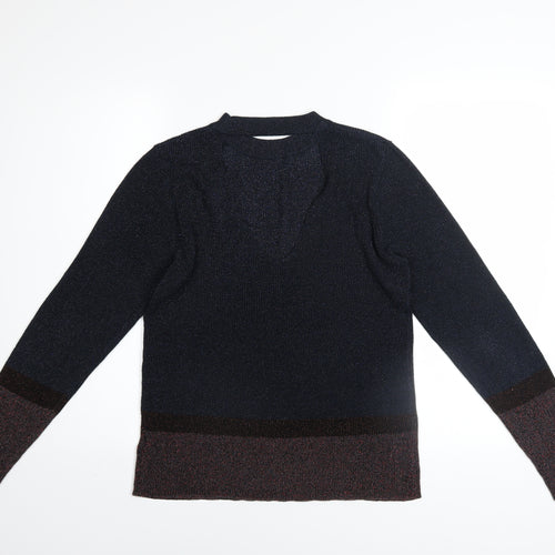Next Women’s Multicoloured Crew Neck Pullover Jumper Size 14