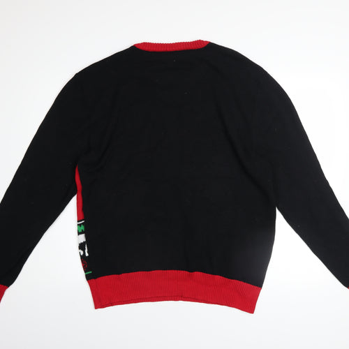 Star Wars Men's Black XL Christmas Jumper Darth Vader Crew Neck