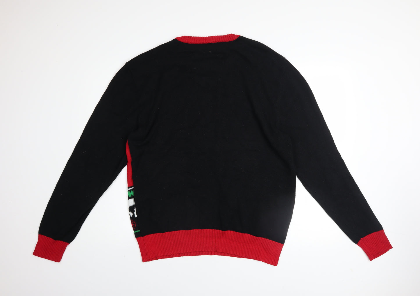 Star Wars Men's Black XL Christmas Jumper Darth Vader Crew Neck