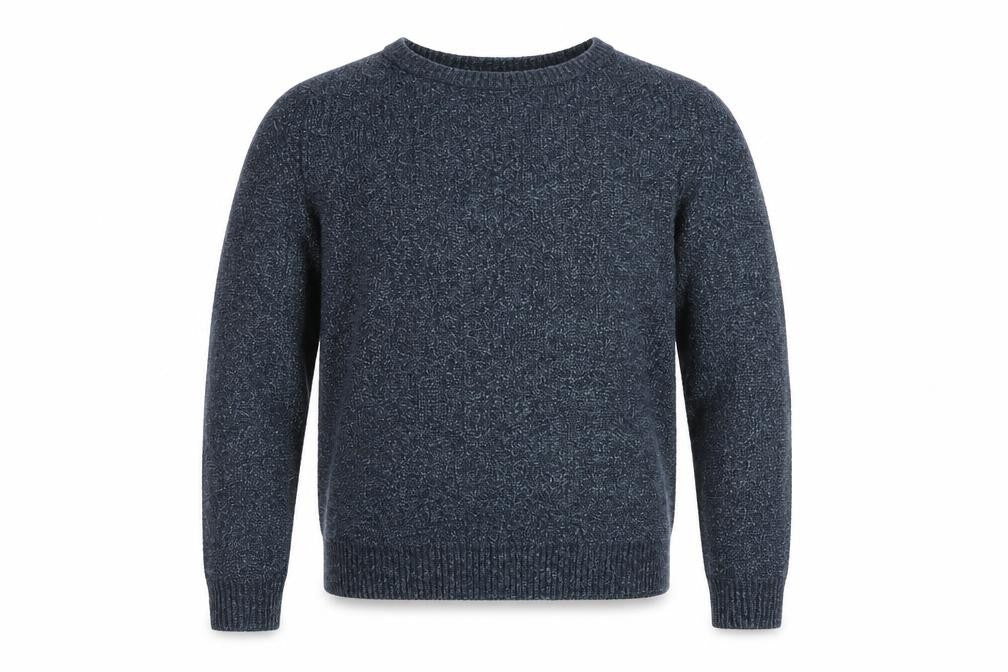 Next Men's Blue Acrylic Cotton Crew Neck Chunky Knit Jumper M