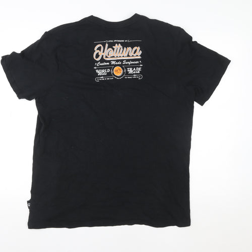 Hot Tuna Women’s Black Graphic Surf T-Shirt Medium Cotton