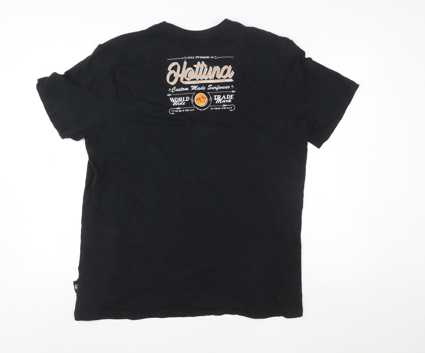 Hot Tuna Women’s Black Graphic Surf T-Shirt Medium Cotton