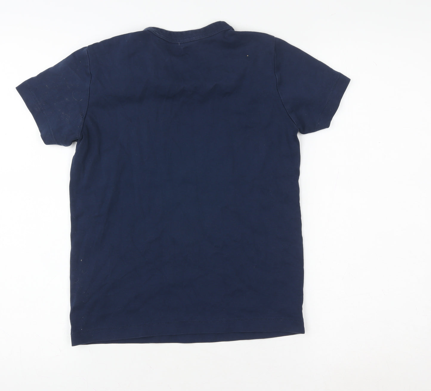Uniqlo Women Blue XS Basic Crew Neck Cotton T-Shirt
