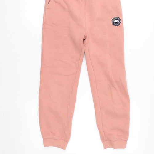 Soulcal & Co Girls Pink Jogger Sweatpants Age 13 Years Fleece Casual Trousers