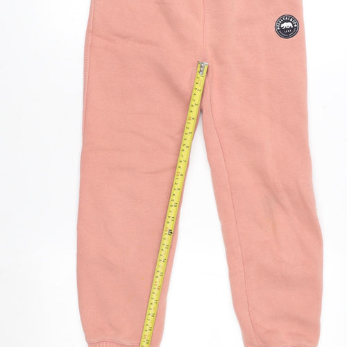 Soulcal & Co Girls Pink Jogger Sweatpants Age 13 Years Fleece Casual Trousers