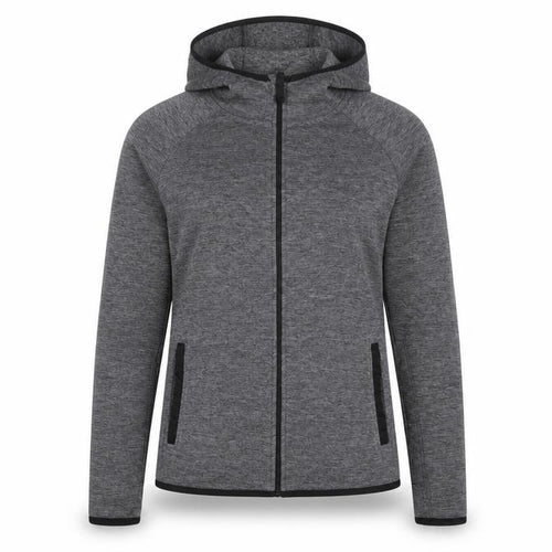 Mountain Warehouse Women Grey XS Full Zip Hooded Fleece Hoodie