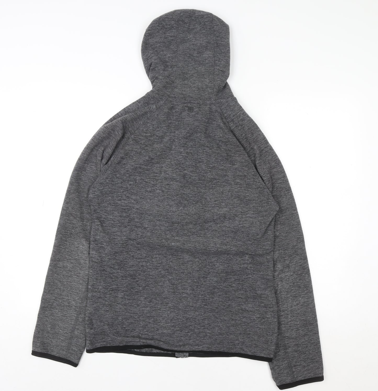 Mountain Warehouse Women Grey XS Full Zip Hooded Fleece Hoodie