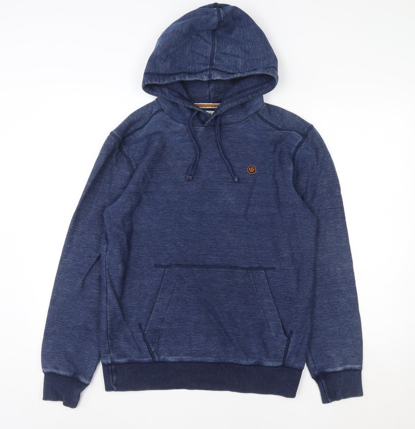 Fat Face Womens Blue Pullover Hoodie Small Cotton Blend Casual