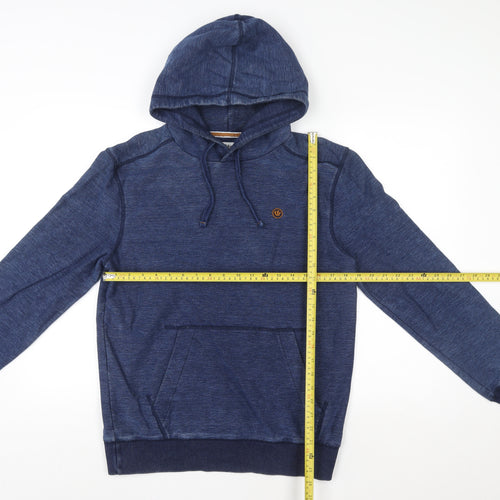 Fat Face Womens Blue Pullover Hoodie Small Cotton Blend Casual