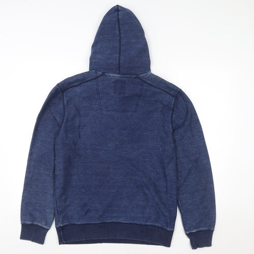 Fat Face Womens Blue Pullover Hoodie Small Cotton Blend Casual