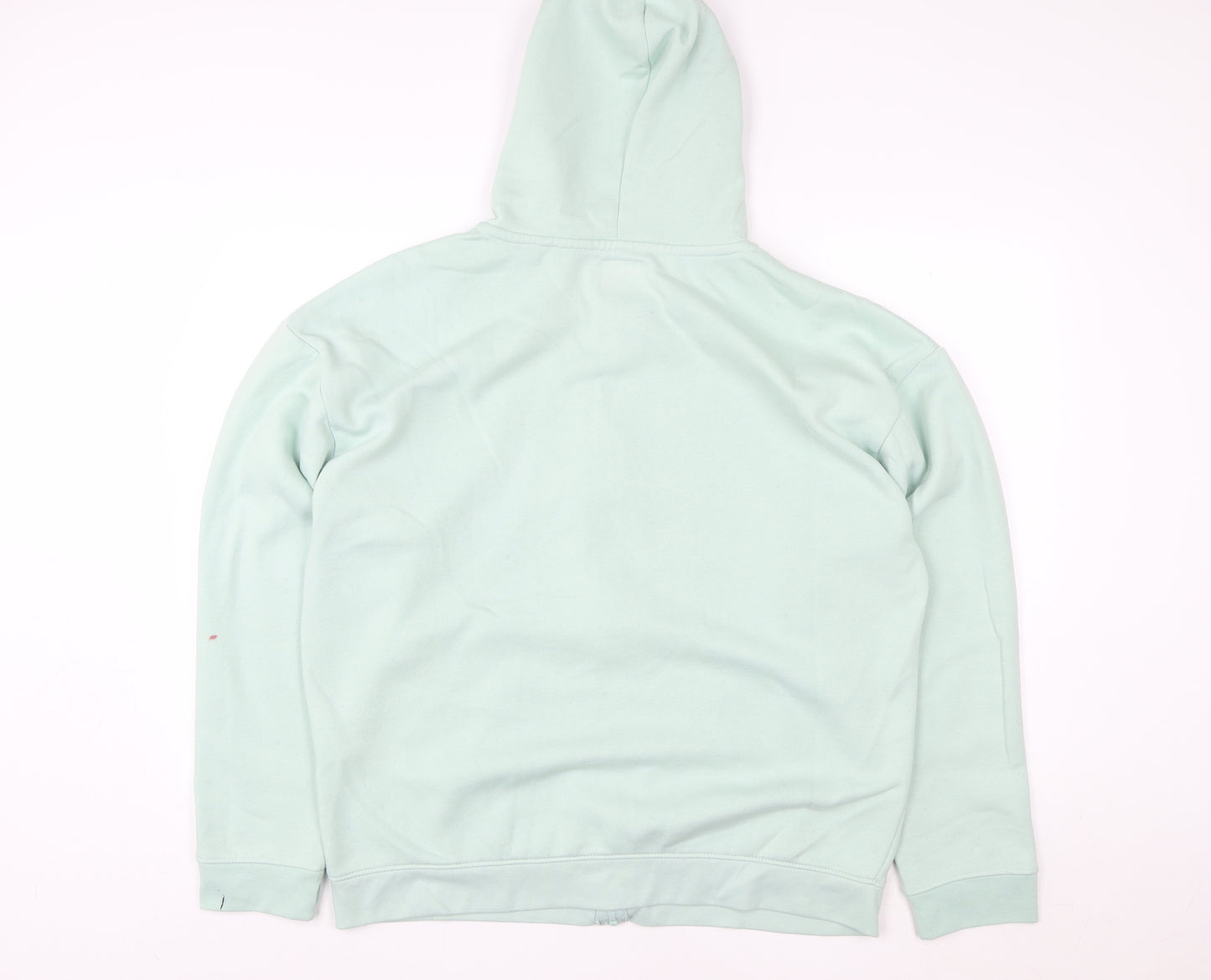 Bench Women Mint Green Full Zip Hoodie Size L UK 14 Hooded Sweatshirt