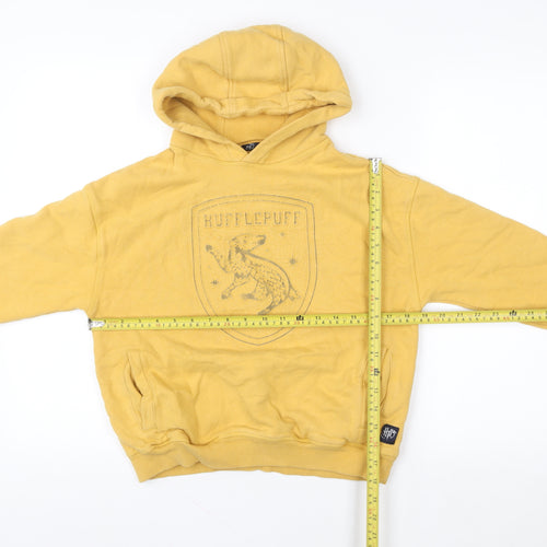 Marks and Spencer Boys Yellow Hufflepuff Hoodie 10-11 Years Harry Potter