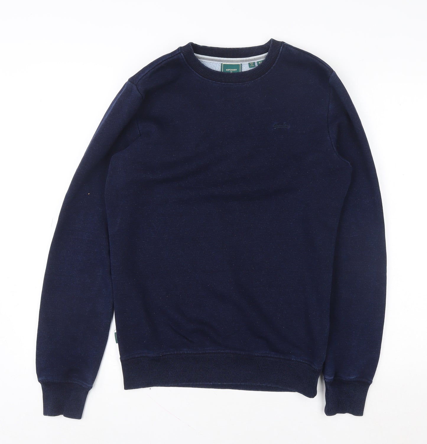 Superdry Men's Blue Crew Neck Pullover Sweatshirt XS