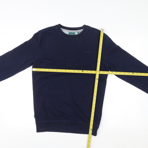 Superdry Men's Blue Crew Neck Pullover Sweatshirt XS