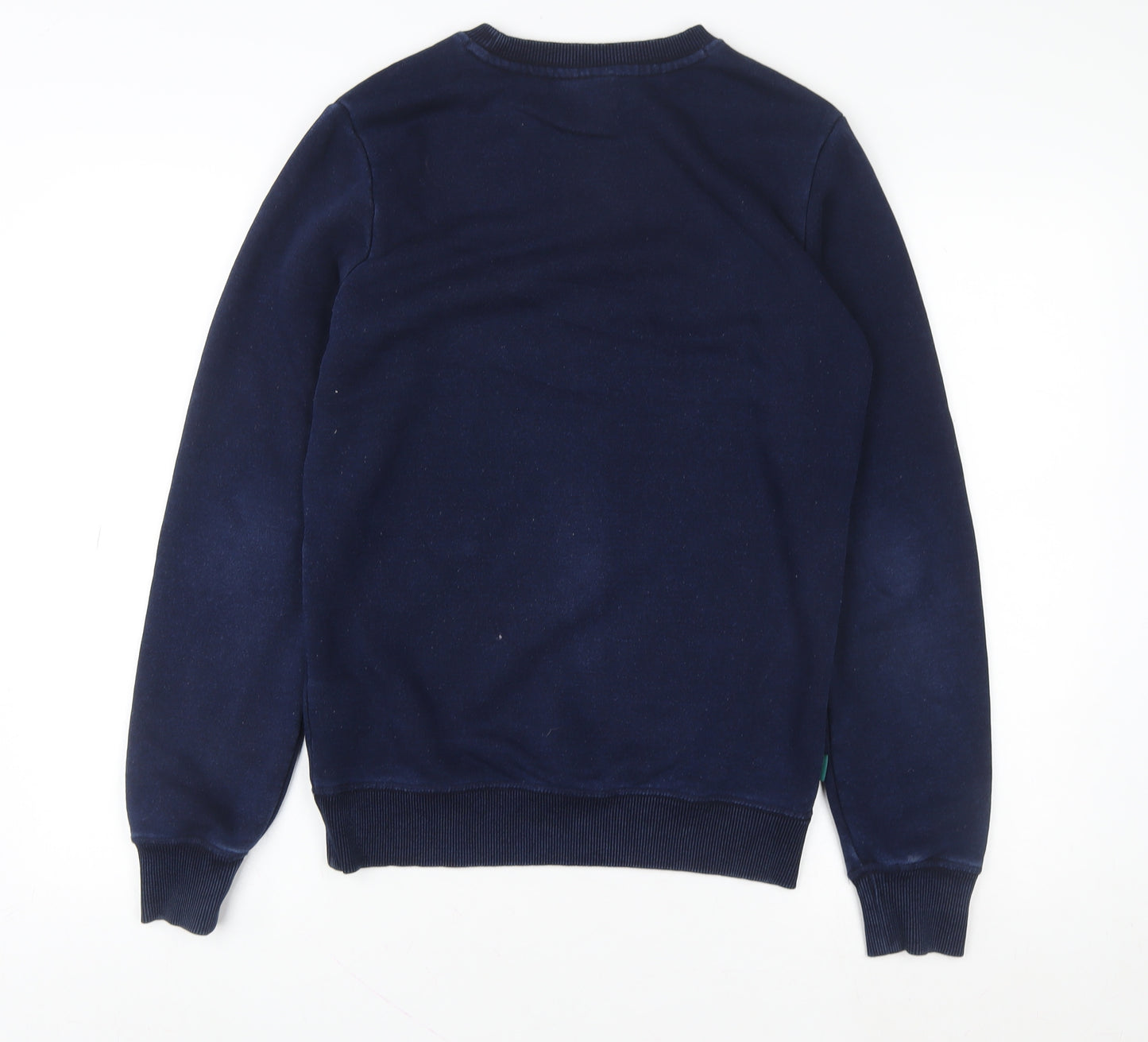 Superdry Men's Blue Crew Neck Pullover Sweatshirt XS