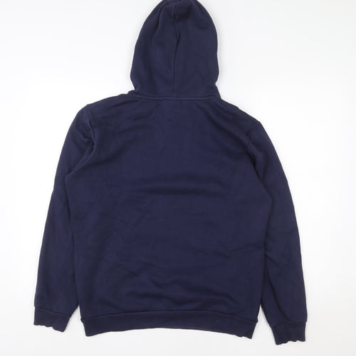 Puma Women Navy Blue Small Pullover Hoodie Sweatshirt