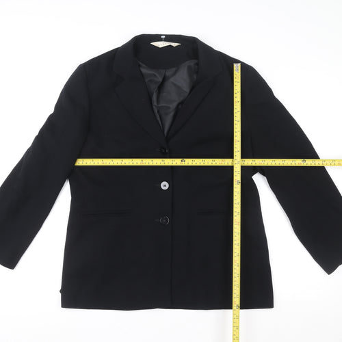 Modern Classics Women's Black Single-Breasted Blazer UK 16