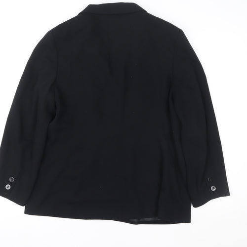 Modern Classics Women's Black Single-Breasted Blazer UK 16