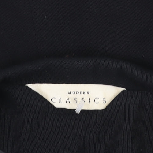 Modern Classics Women's Black Single-Breasted Blazer UK 16