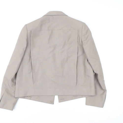 Planet Women’s Beige Blazer Jacket Size 8 Tailored Lined Workwear