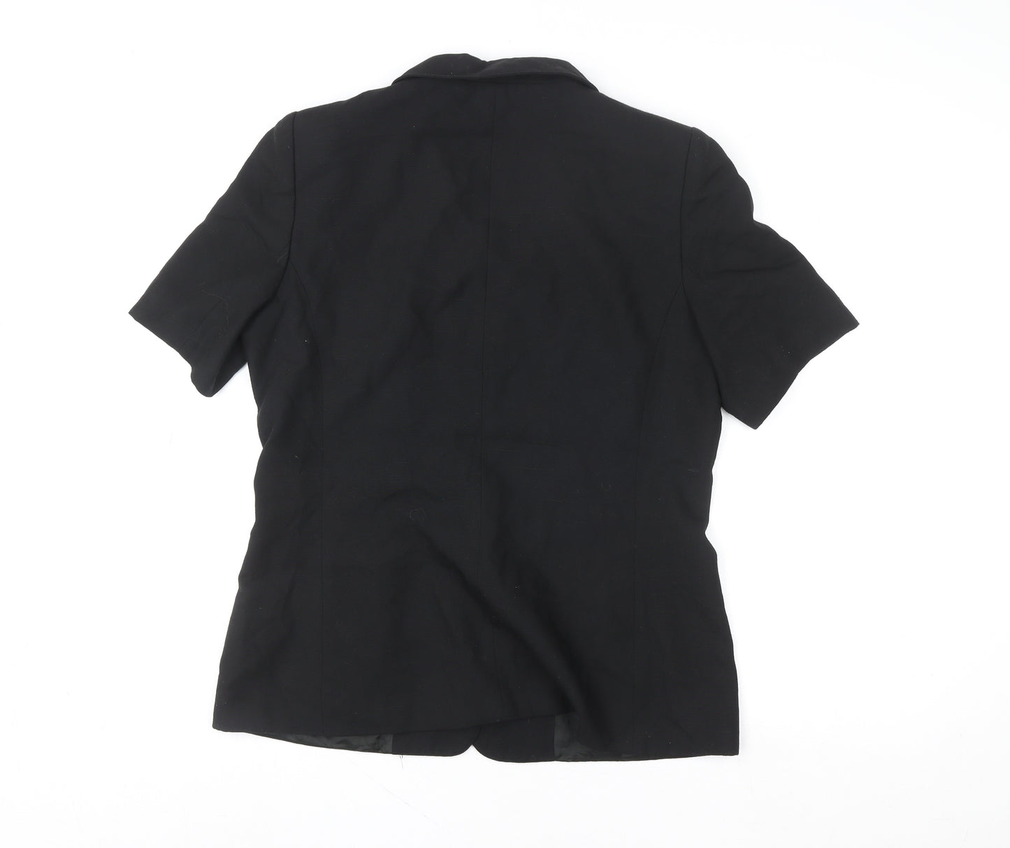 Westerlind Women's Black Short Sleeve Blazer Jacket Size 14