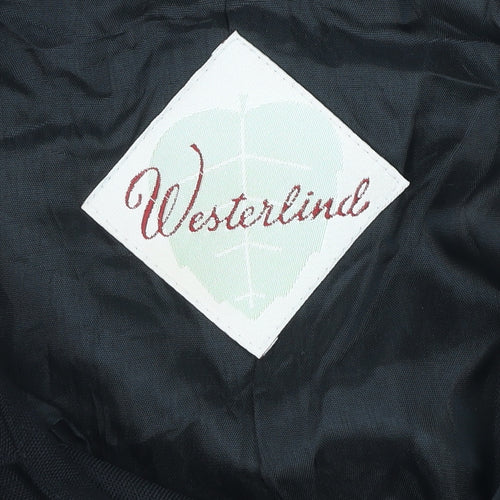Westerlind Women's Black Short Sleeve Blazer Jacket Size 14