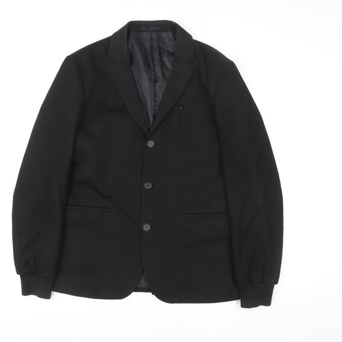 ASOS Women's Black Slim Fit Blazer Jacket Size 14