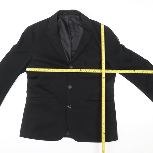 ASOS Women's Black Slim Fit Blazer Jacket Size 14