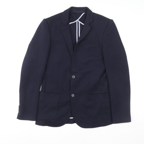 New Look Women Blue Classic Blazer Jacket Size 12
