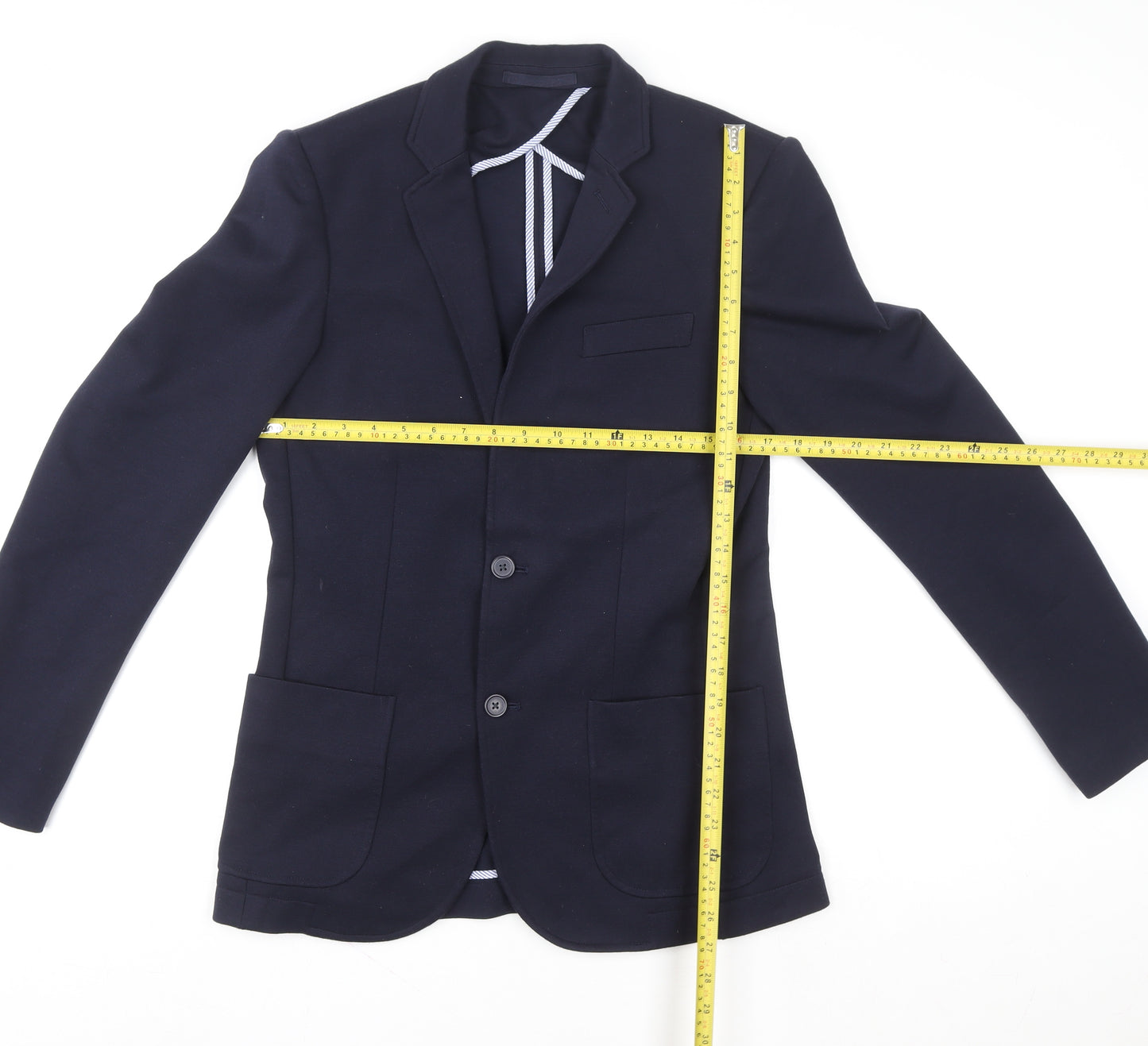 New Look Women Blue Classic Blazer Jacket Size 12