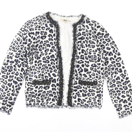 Rika Women's Multicoloured Animal Print Short Jacket Size S