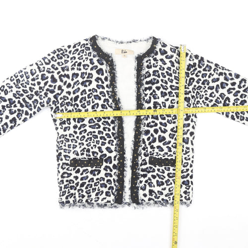 Rika Women's Multicoloured Animal Print Short Jacket Size S
