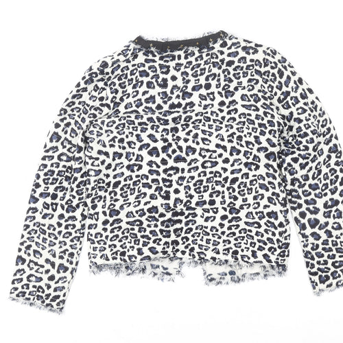 Rika Women's Multicoloured Animal Print Short Jacket Size S