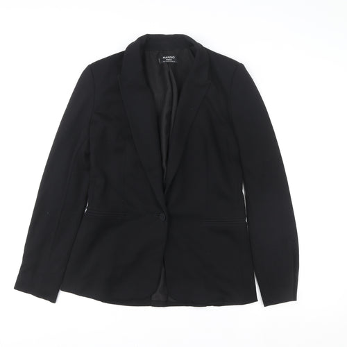 Mango Women’s Black Blazer Jacket Size 8 Regular Business Style