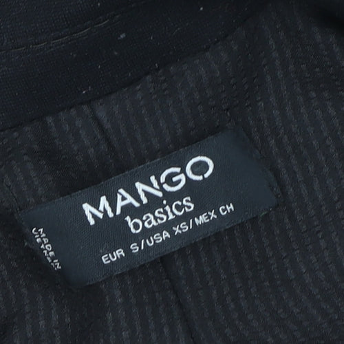 Mango Women’s Black Blazer Jacket Size 8 Regular Business Style