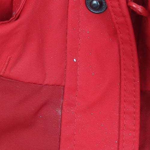 Peter Storm Men's Red Waterproof Hooded Rain Coat Jacket L
