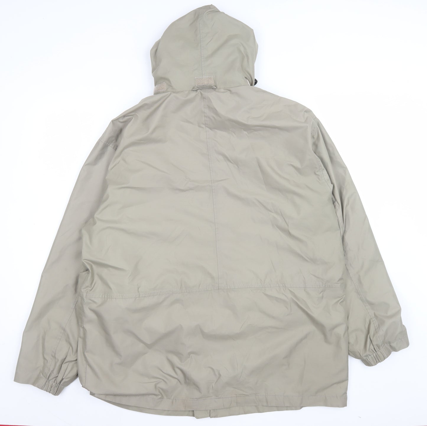 Champion Men’s Beige Hooded Parka Jacket L Water Resistant