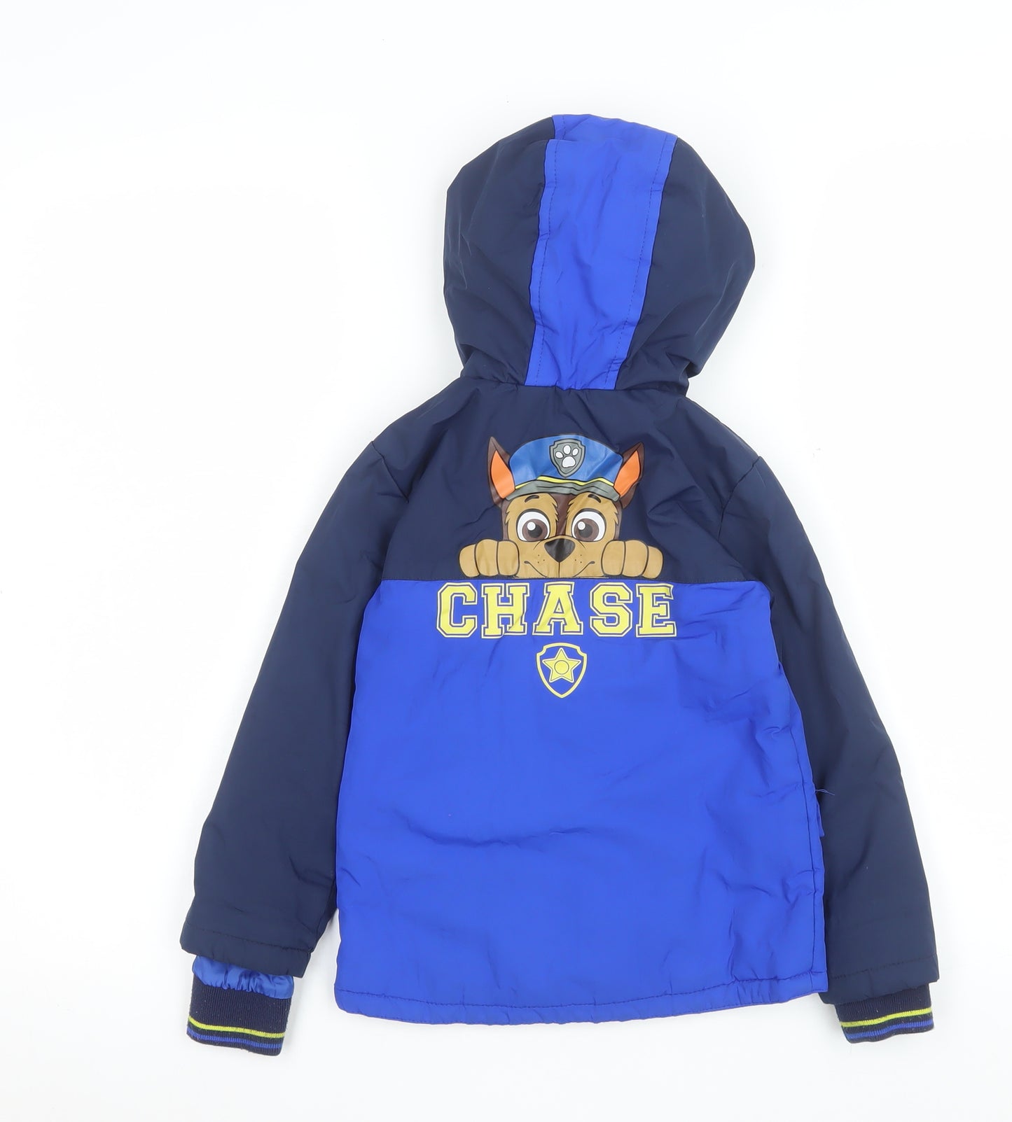 Primark Boys Blue PAW Patrol Chase Hooded Puffer Jacket 4-5 Years