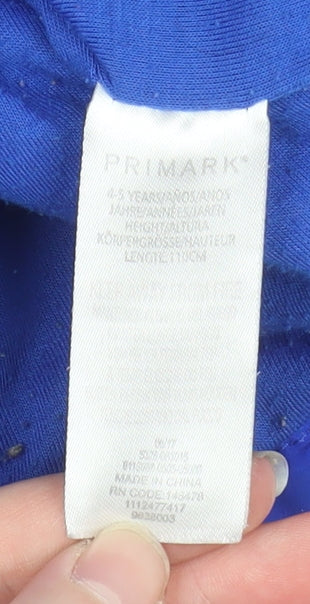 Primark Boys Blue PAW Patrol Chase Hooded Puffer Jacket 4-5 Years