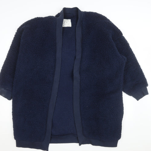 Marks and Spencer Men's Blue Fleece Robe XL Winter Warm