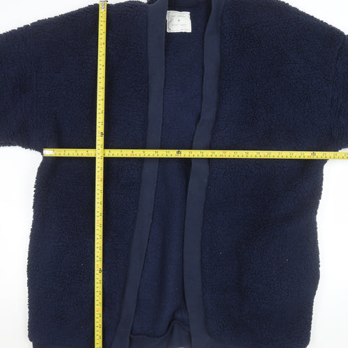 Marks and Spencer Men's Blue Fleece Robe XL Winter Warm
