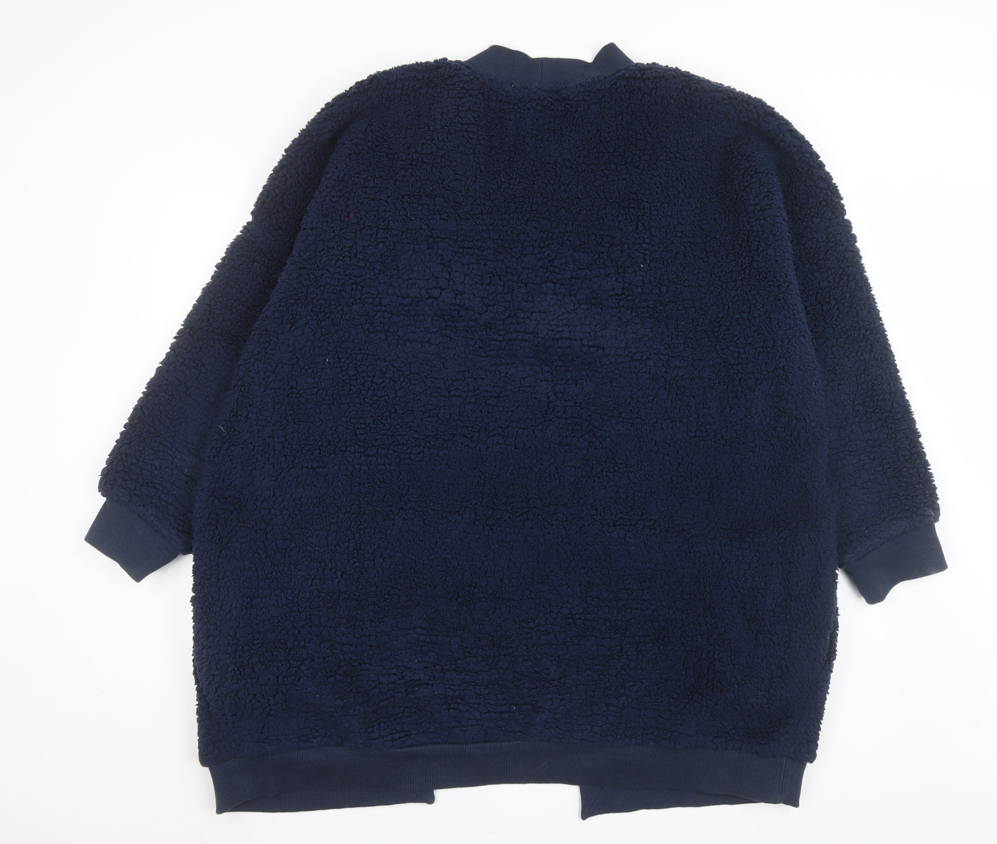 Marks and Spencer Men's Blue Fleece Robe XL Winter Warm