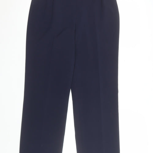 Artigiano Women’s Blue Stretch Straight Leg Trousers UK 10
