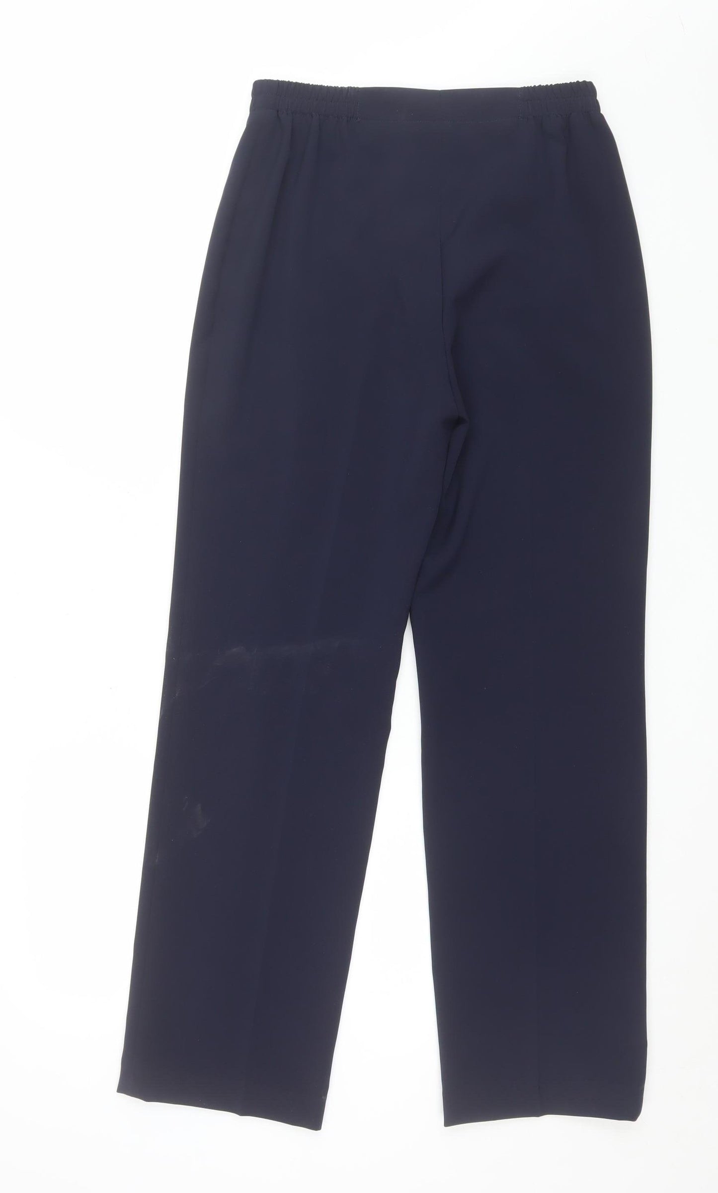 Artigiano Women’s Blue Stretch Straight Leg Trousers UK 10