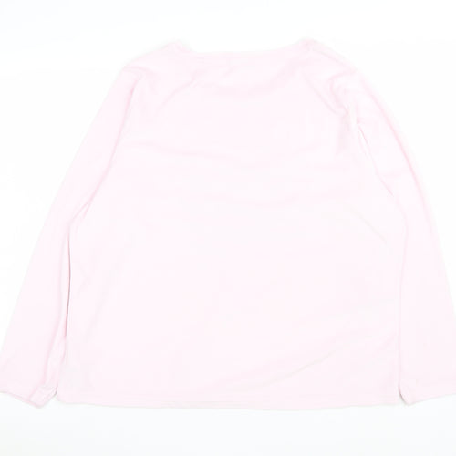 Disney Women’s Pink Stitch Long Sleeve Pyjama Top Size 16-18