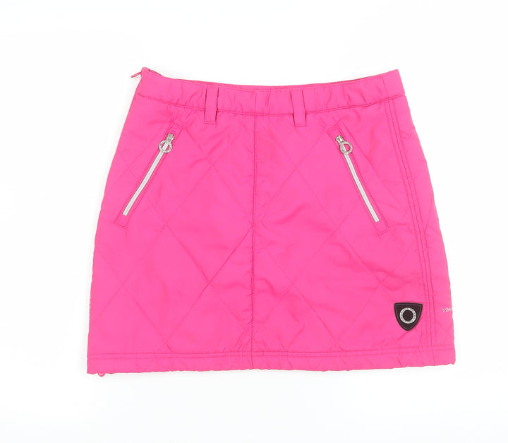 Rohnisch Womens Pink Quilted Short Sports Skirt Size 10